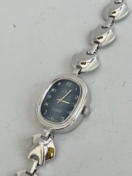 Onsa Çelik Kordon Vintage Kadın Kol Saati D-058 (Kutusuz) - Resim 8