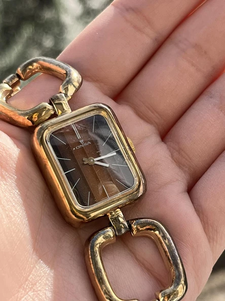 Onsa Çelik Kordon Vintage Kadın Kol Saati 064 (Kutusuz) - Resim 10