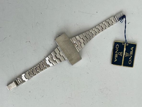 Onsa Çelik Kordon Vintage Kadın Kol Saati D-057 (Kutusuz) - Resim 8