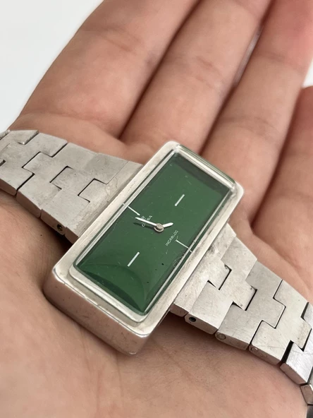 Onsa Çelik Kordon Vintage Kadın Kol Saati D-057 (Kutusuz) - Resim 5