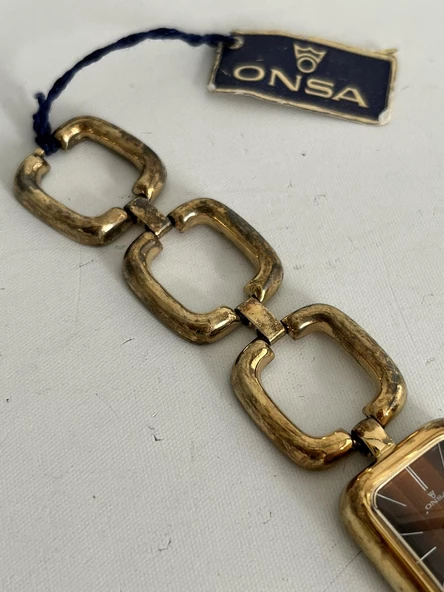 Onsa Çelik Kordon Vintage Kadın Kol Saati 064 (Kutusuz) - Resim 7