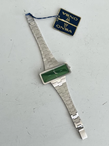 Onsa Çelik Kordon Vintage Kadın Kol Saati D-057 (Kutusuz) - Resim 10