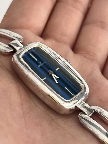 Onsa Çelik Kordon Vintage Kadın Kol Saati D-069 (Kutusuz) - Resim 2