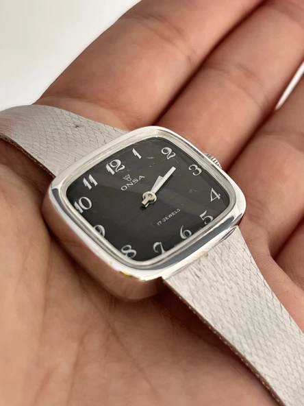 Onsa Çelik Kordon Vintage Kadın Kol Saati D-068 (Kutusuz) - 2
