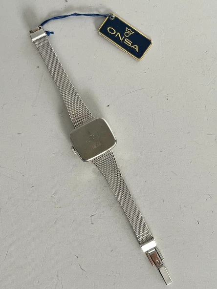 Onsa Çelik Kordon Vintage Kadın Kol Saati D-068 (Kutusuz) - 7
