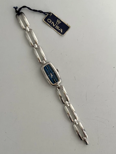 Onsa Çelik Kordon Vintage Kadın Kol Saati D-069 (Kutusuz) - Resim 4