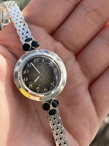 Onsa 25mm Çelik Kordon Vintage Kadın Kol Saati D-067 (Kutusuz) - Resim 8