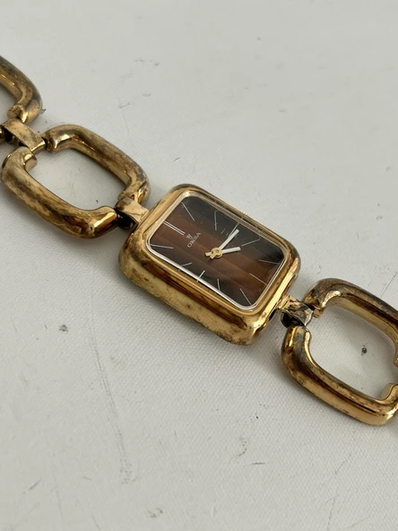 Onsa Çelik Kordon Vintage Kadın Kol Saati 064 (Kutusuz) - Resim 5