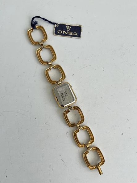 Onsa Çelik Kordon Vintage Kadın Kol Saati D-061 (Kutusuz) - 9