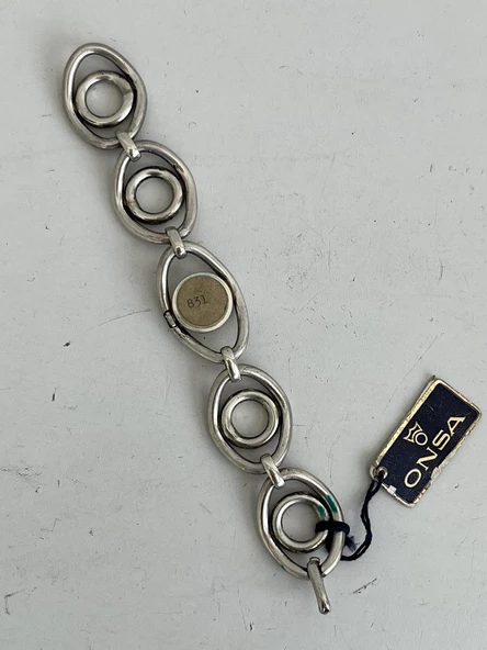 Onsa Çelik Kordon Vintage Kadın Kol Saati D-060 (Kutusuz) - Resim 9