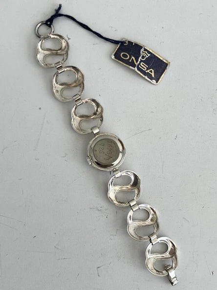 Onsa Çelik Kordon Vintage Kadın Kol Saati D-059 (Kutusuz) - 8
