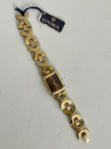 Onsa Çelik Kordon Vintage Kadın Kol Saati 063 (Kutusuz) - 5