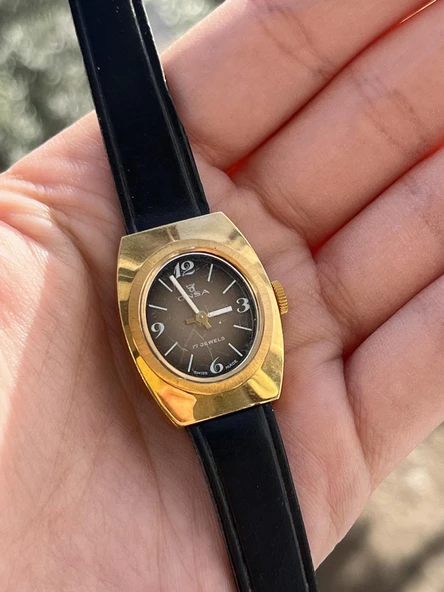 Onsa Deri Kordon Vintage Kadın Kol Saati D-065 (Kutusuz) - 7