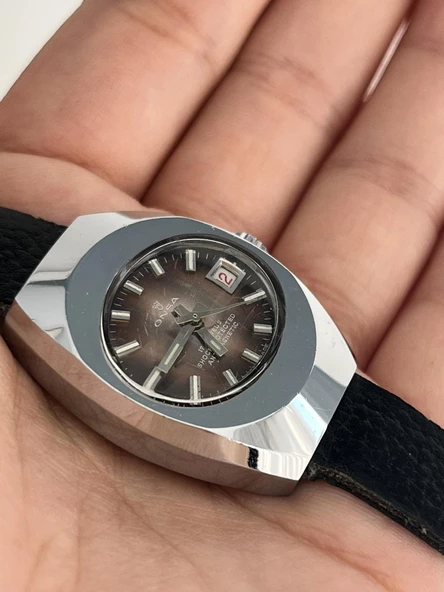 Onsa Deri Kordon Vintage Kadın Kol Saati 070 (Kutusuz) - Resim 2