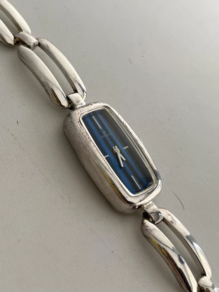 Onsa Çelik Kordon Vintage Kadın Kol Saati D-069 (Kutusuz) - Resim 5