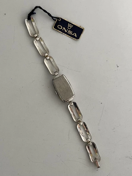 Onsa Çelik Kordon Vintage Kadın Kol Saati D-069 (Kutusuz) - Resim 7