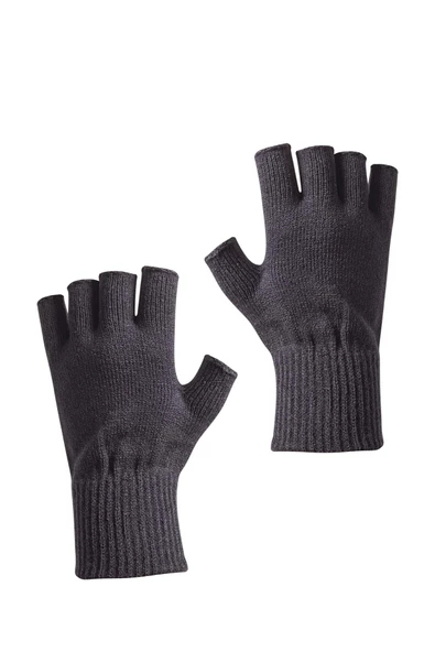 Oil Company Soft Kesik Parmak Siyah Eldiven Unisex - 2