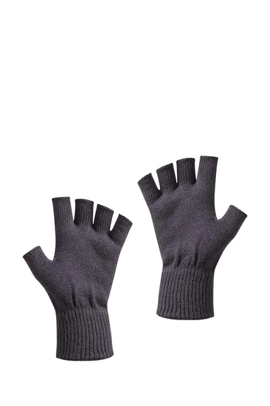Oil Company Soft Kesik Parmak Siyah Eldiven Unisex - 3