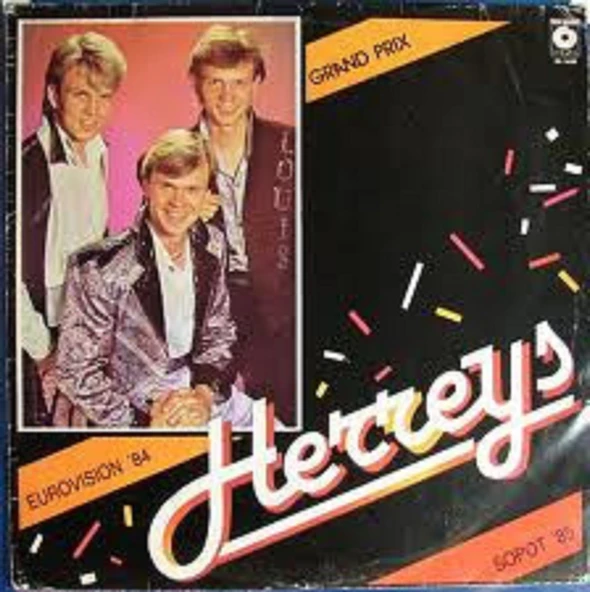 Herreys  – Grand Prix Eurovision '84 Sopot '85 rock pop plak alithestereo