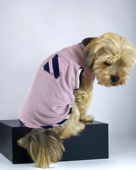 Light Purple BB Atlet Köpek Kıyafeti  Köpek Elbisesi - 2