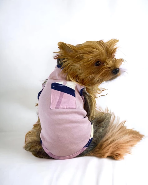 Light Purple BB Atlet Köpek Kıyafeti  Köpek Elbisesi - 9