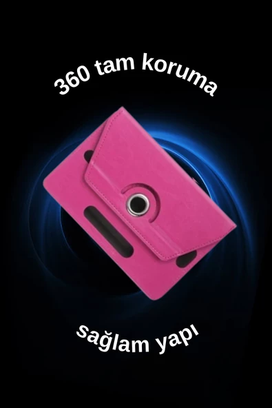 Galaxy Tab S9 Plus Uyumlu Universal 12.4 inç Kılıf Pu Deri Standlı Tablet Kılıf - Resim 9