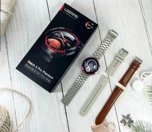 WATCH4 PRO PREMİUM SW-55 GÜMÜŞ KASA