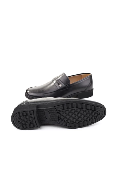 Walkenzo 364 Erkek Hakiki Deri Bağcıksız Klasik Ayakkabı - 5