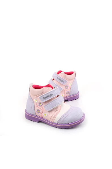 Şirin Bebe 3248 Cırtlı Kaymaz Taban Kız Çocuk Bot - 6