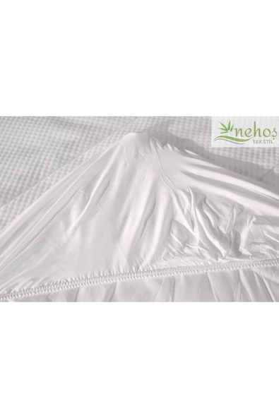 Bambu Su Sıvı Geçirmez Yatak Koruyucu Alez Fitted Full Kenar Alez Çarşaf Tek Çift Battal (10 FARKLI EBAT) - 4