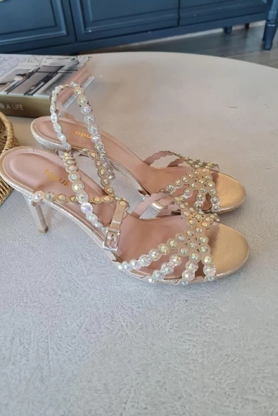 036 5200 Topukla Kadın Topuklu Abiye Ayakkabı - 11