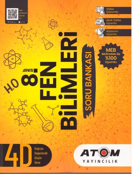 ATOM 8.SINIF FEN BİLİMLERİ SORU BANKASI