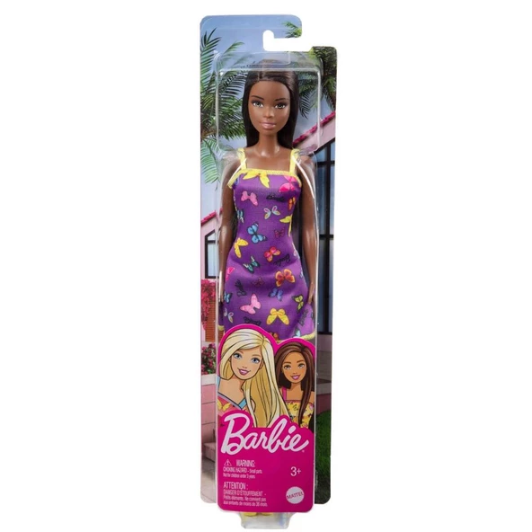 Şık Barbie Mor Mattel Lisanslı  - T7439-HBV07