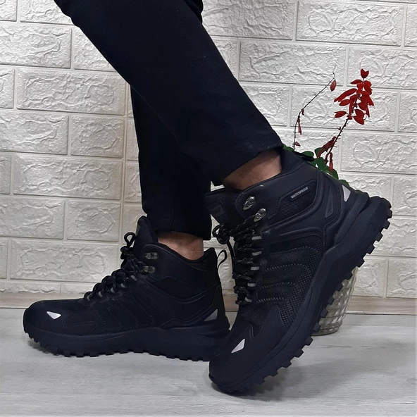 Jump 28680 Siyah Waterproof Kaymaz Taban Erkek Bot - 5