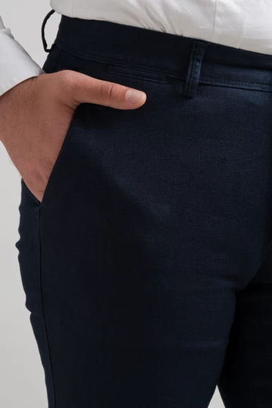 Notra Klasik Kesim Kışlık Kumaş Gabardin Boru Paça Erkek Pantolon - 4
