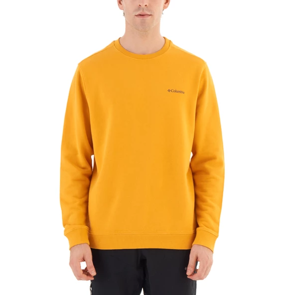 Columbia M Basic Crew Erkek Sweatshirt Sarı CS0204-756
