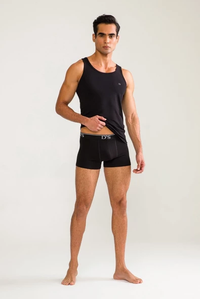 Comfort Atlet Boxer Takım Siyah