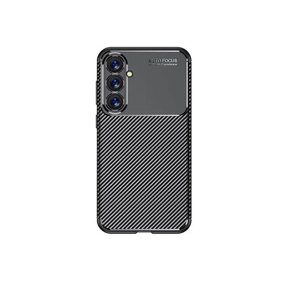Galaxy S23 FE Kılıf Negro Karbon Tasarım Silikon Kılıf - Resim 8