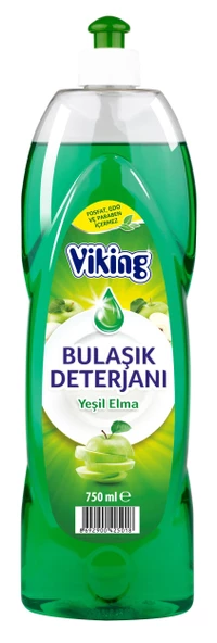 Viking Sıvı Bulaşık Deterjanı Elma Kokulu 750 ml 1 Adet