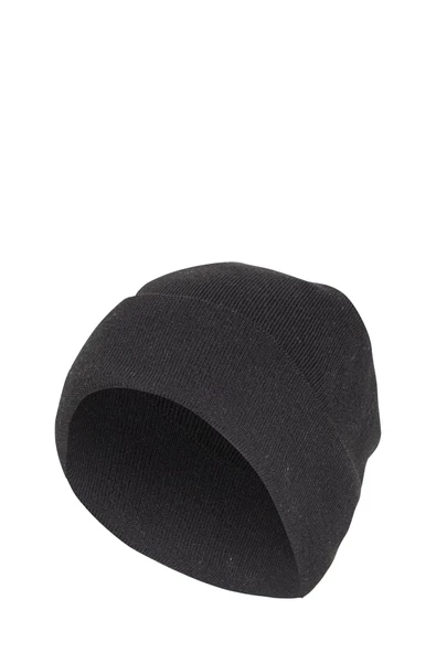 Oil Company Siyah Polar Katmanlı Unisex Bere - 3