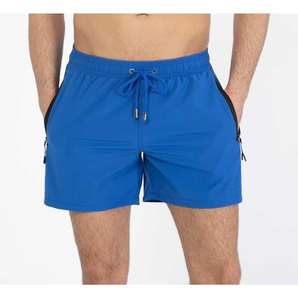 Saks Büyük Beden Su Itici Özellikli Erkek Havuz Deniz Şort Mayo ürün görseli
