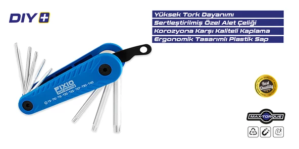 Fixio FC9040 Çakı Tip Torx Anahtar