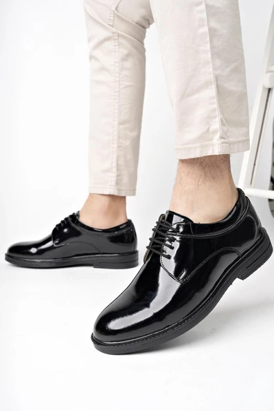 Muggo Zaha Garantili Erkek Günlük Klasik Hakiki Deri Kışlık Casual Ayakkabı - 12