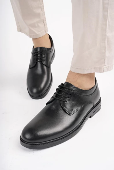 Muggo Zaha Garantili Erkek Günlük Klasik Hakiki Deri Kışlık Casual Ayakkabı - 6