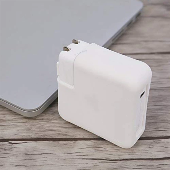 Şarj Aleti Silikon Kılıfı Macbook Air Pro Magsafe 1-2 45W ve 70W ile Uyumlu - 9