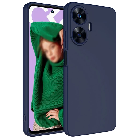 Realme C55 Kılıf İçi Kadife Lansman Kapak - 4