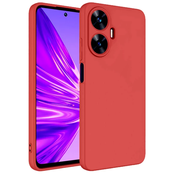 Realme C55 Kılıf İçi Kadife Lansman Kapak - 9