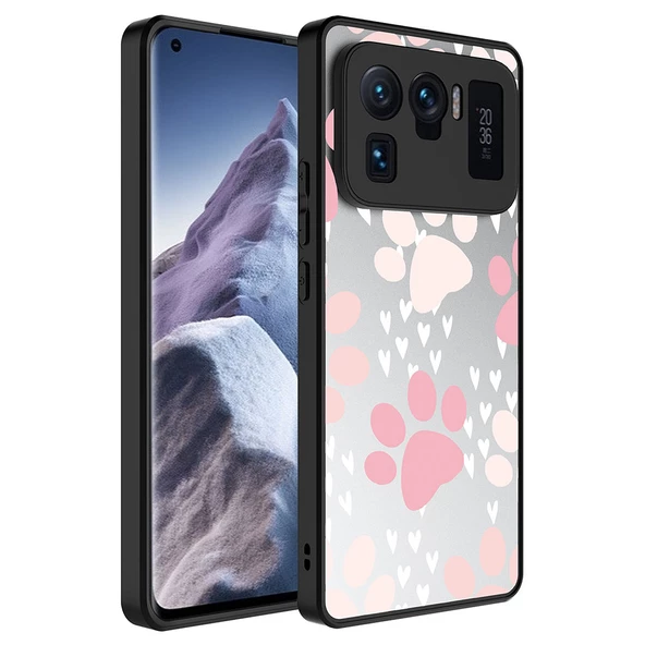 Xiaomi Mi 11 Ultra Kılıf Aynalı Desenli Kamera Korumalı Parlak Mirror Kapak - 9