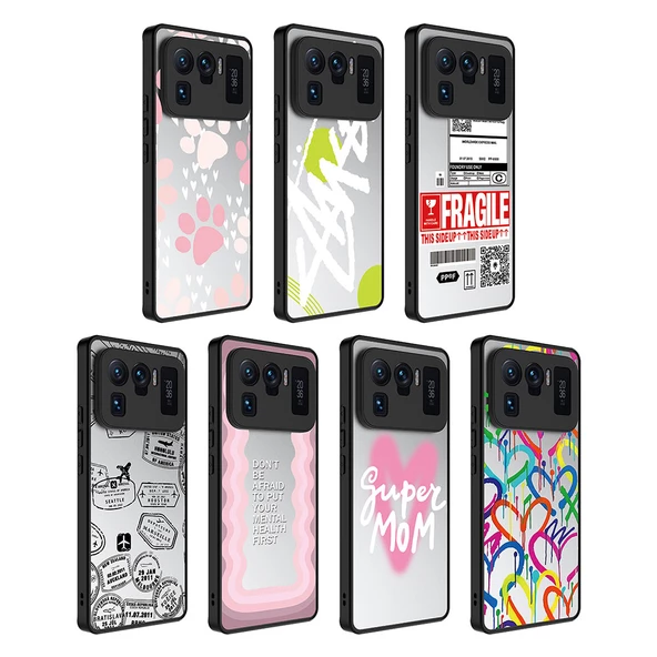 Xiaomi Mi 11 Ultra Kılıf Aynalı Desenli Kamera Korumalı Parlak Mirror Kapak - 2