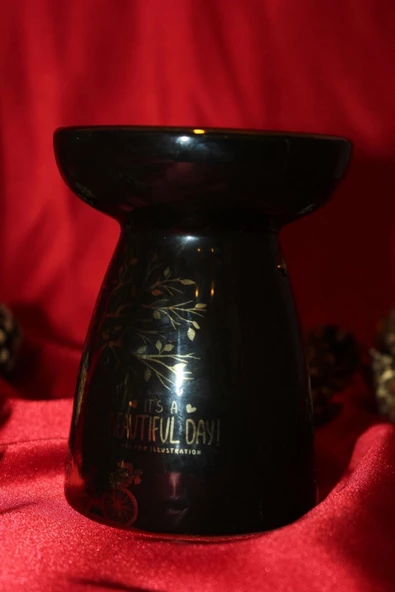 Buhardanlık Şapkalı Mantar Beatiful Day Mutlu Günler Buhurdanlık